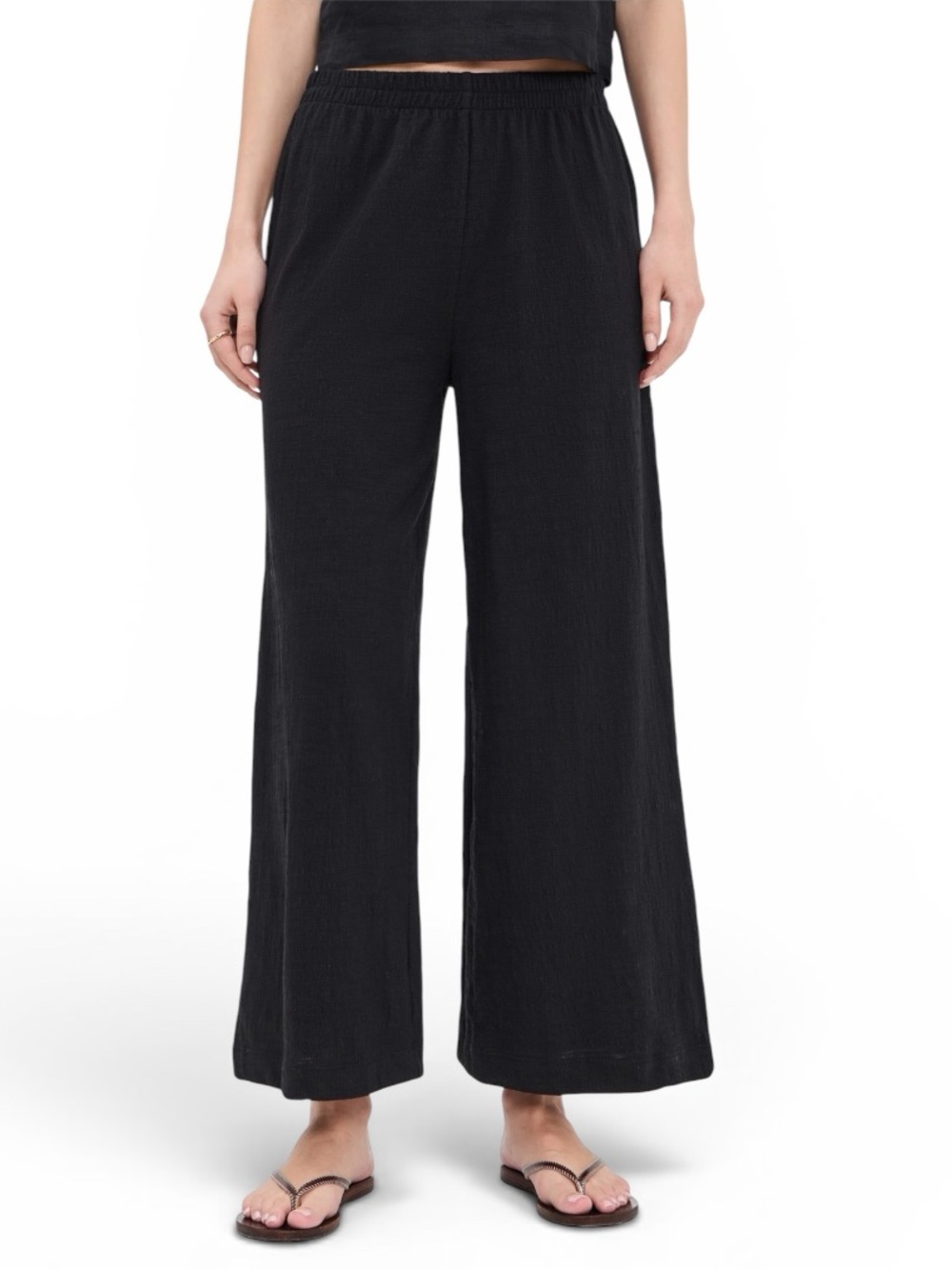 NWOT Z Supply Perfect Viscose & Linen Blend Wide-Leg Women's Pants - Size XS